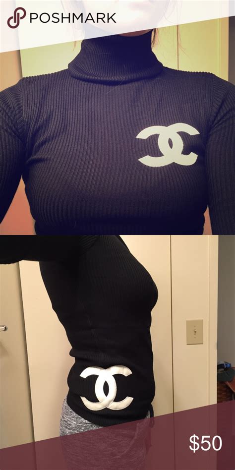 chanel pink sweater|chanel turtleneck sweater 5.